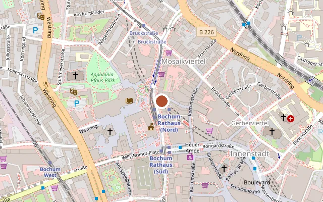 Map showing where Stargate is