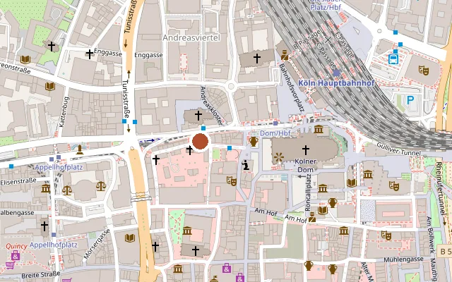 Map showing where StattGarde Colonia Ahoj is