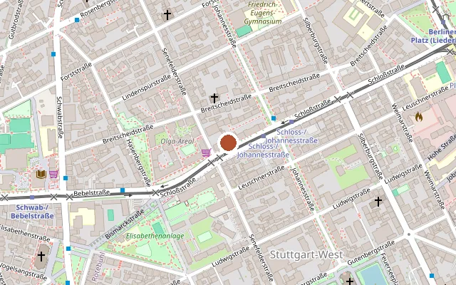 Map showing where StuBi Gruppe is