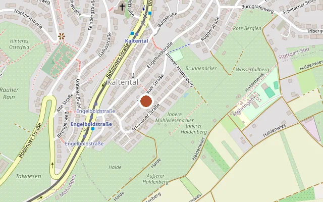 Map showing where Stuttgarter Junxx e. V. is