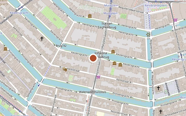Map showing where The Albus is