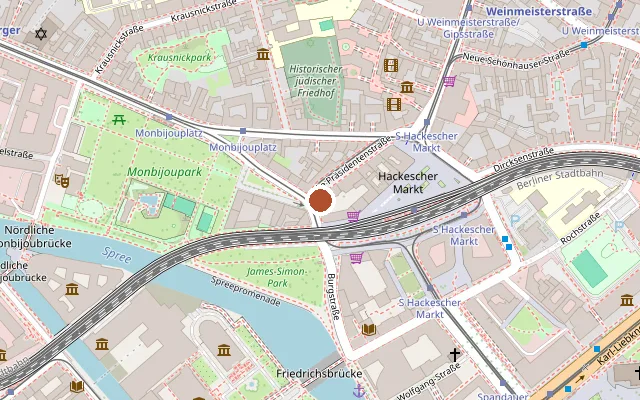 Map showing where TheCoven Bar is