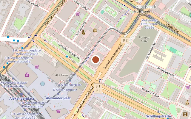 Map showing where Traffic is