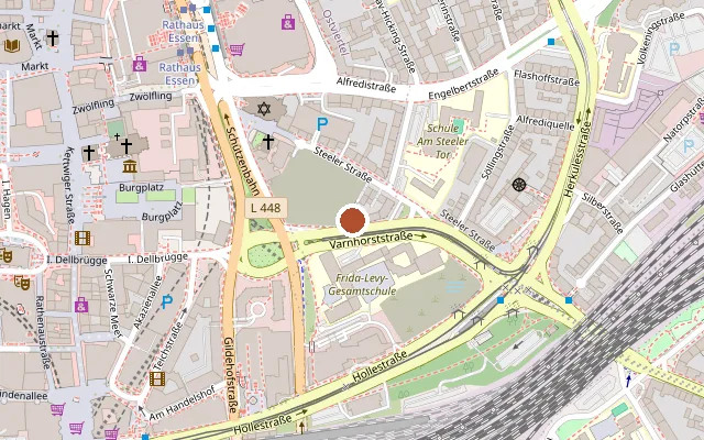 Map showing where TwentyPlusPos is