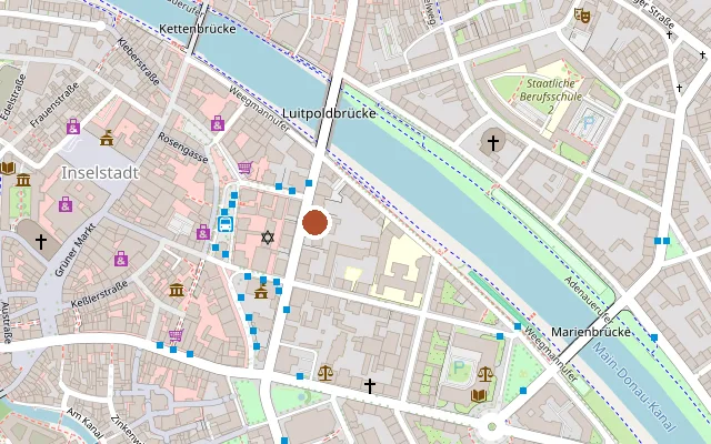 Map showing where Uferlos is