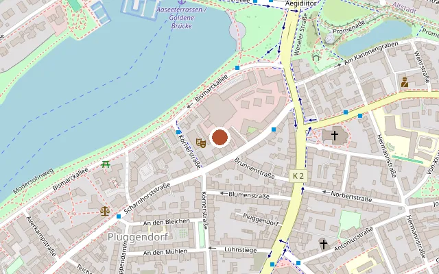 Map showing where Uferlos is
