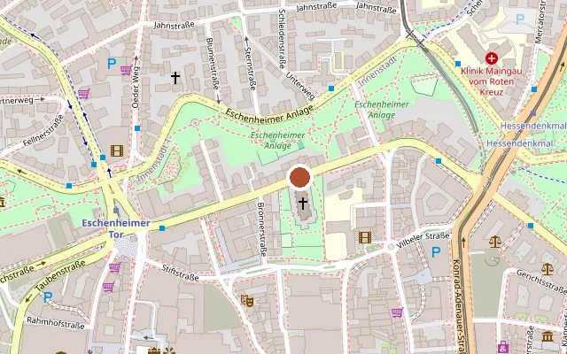 Map showing where Verletzte Liebe is