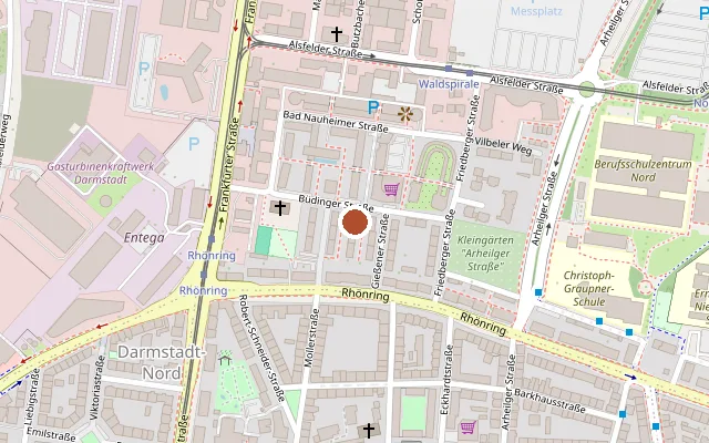 Map showing where vielbunt is