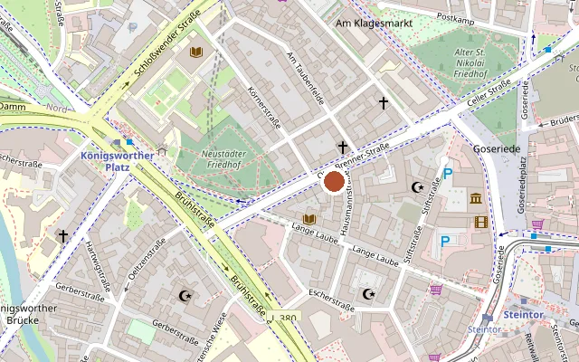 Map showing where Vulkan Sauna is