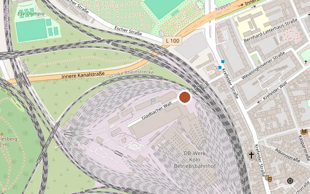 Map showing where Wall 7 is