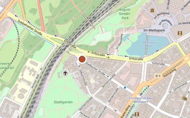 Map showing where Weißer Holunder is