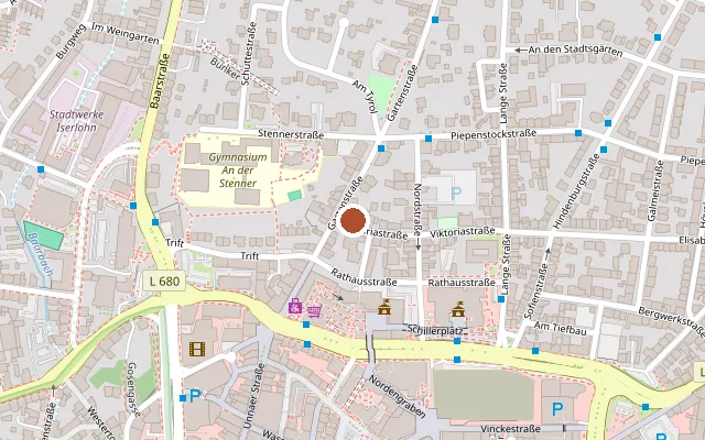 Map showing where Why Not is