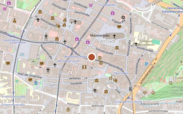 Map showing where WunderBar is