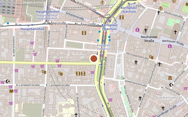 Map showing where X-Cess is
