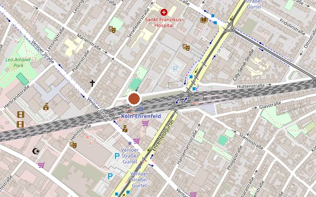 Map showing where Yuca is