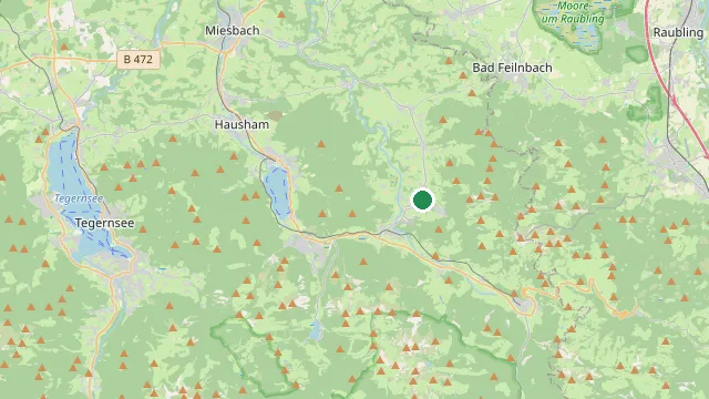 Map showing the location of Fischbachau
