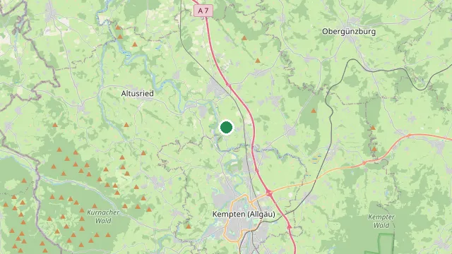 Map showing the location of Lauben