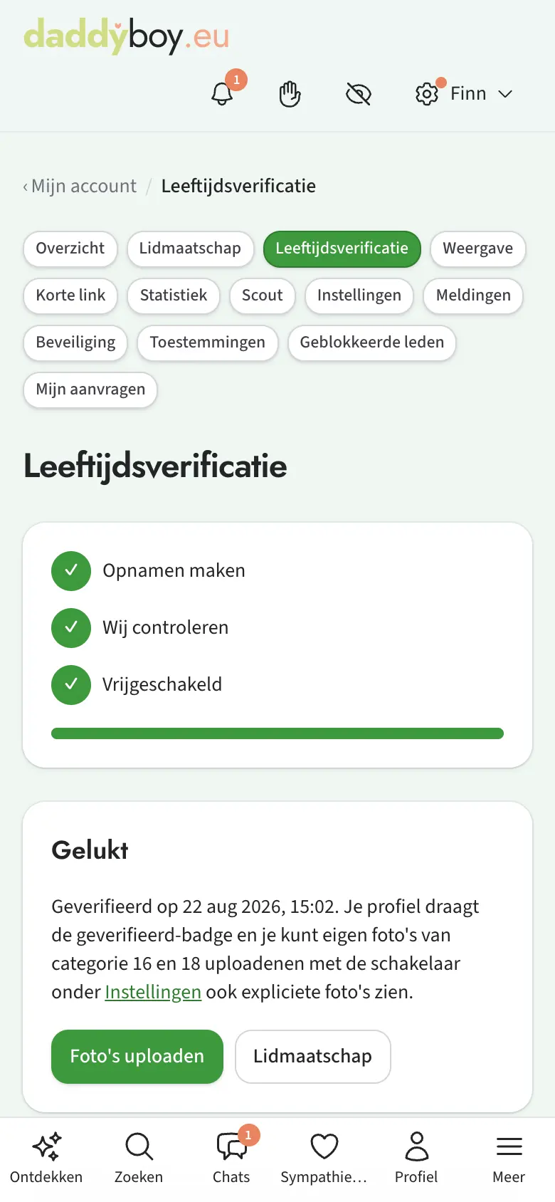 Pagina Leeftijdsverificatie