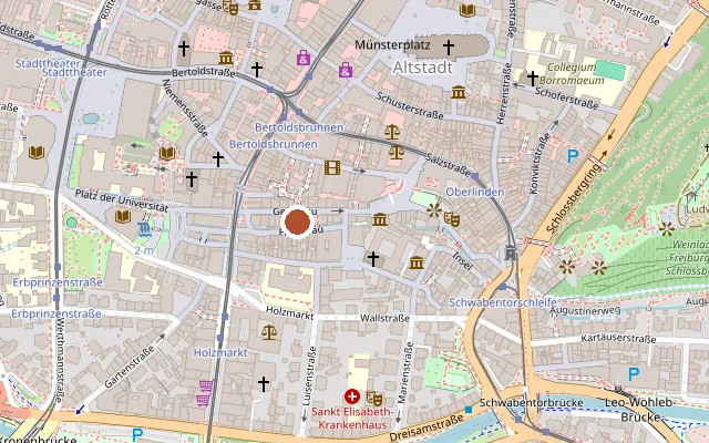 Kaart met de ligging van au contraire