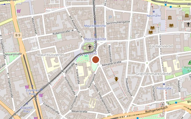 Kaart met de ligging van Wolkenburg